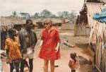 Gail Howard in Togo, West Africa 1968. Gail Howard in a small village in Togo, West Africa.