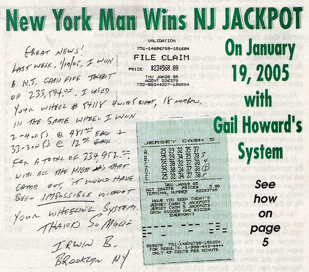 New Jersey Lottery Winner