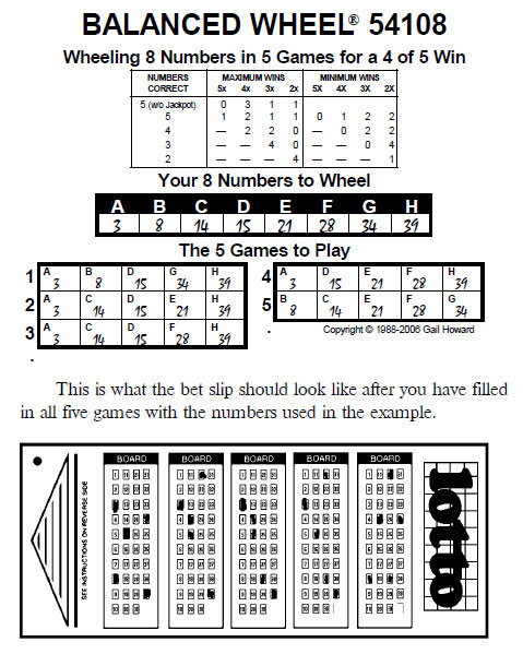 Pick 5 Wheel Example