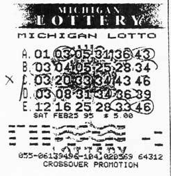 Lonnis and Janice Eavey's Winning Lottery Ticket