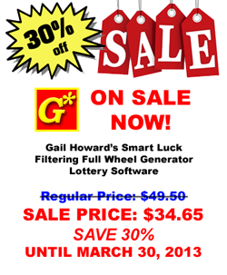 30% off FFWG Lotto Software Sale