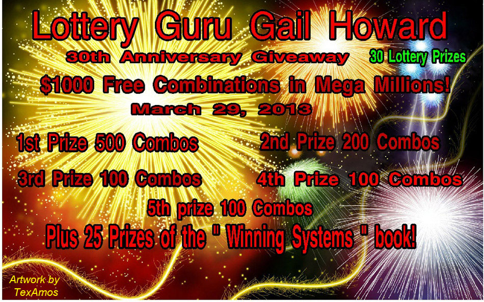Gail Howard's 30th Aniversary Giveaway Gail Howard's 30th Anniversary Giveaway