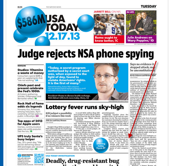 Gail Howard in Front Page Article of USA Today