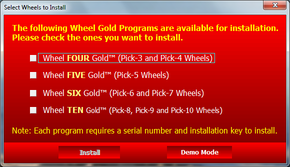 Wheel Gold Demo