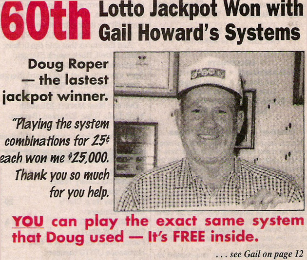 Douglas Roper wins VA Cash Five Lotto