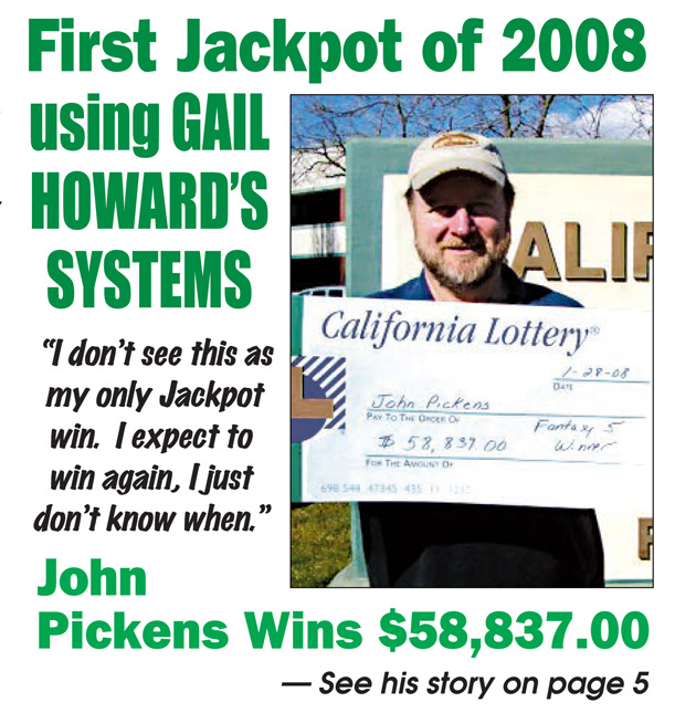 $58,937 Fantasy 5 Jackpot Won in California