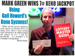 Mark Green Keno Winner 2014