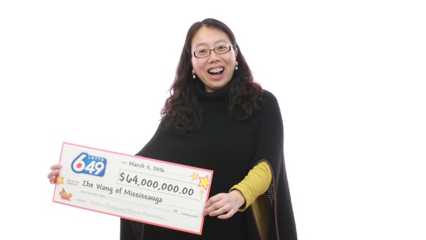 Zhe Wang of Mississauga wins biggest Canada jackpot in history. (Ontario Lottery and Gaming) 