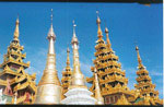 Shwedagon Pagoda in Yangon, Myanmar (Rangoon, Burma)