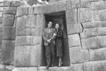 Gail Howard in Peru 1961. Gail Howard and friend at the Inca fortress of Sacsayhuaman near Cuzco (Cusco) Peru.