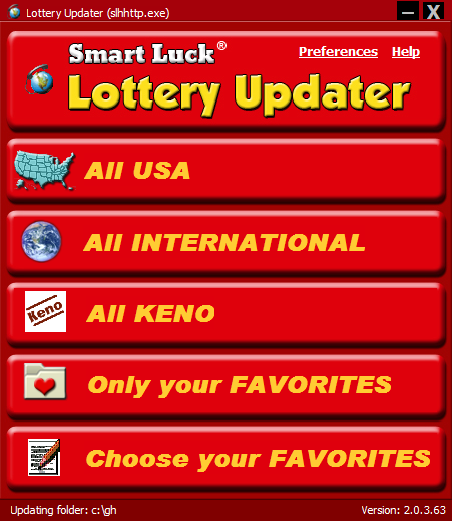 Lottery Updater's New Look