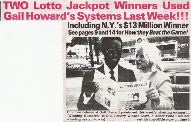 Leavelle Carter wins DC Lucky Lotto