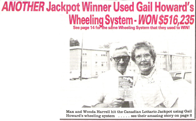 Max Harrell won Canada Lottario
