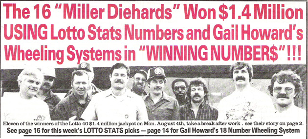 Miller Die-Hards, the NY Lotto Winners