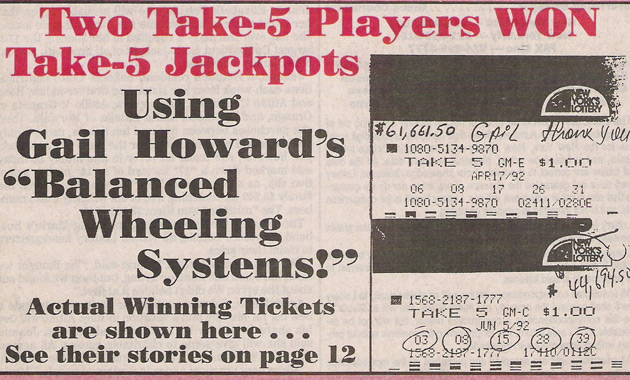Three Take-5 Players Won Take-5 Jackpots!